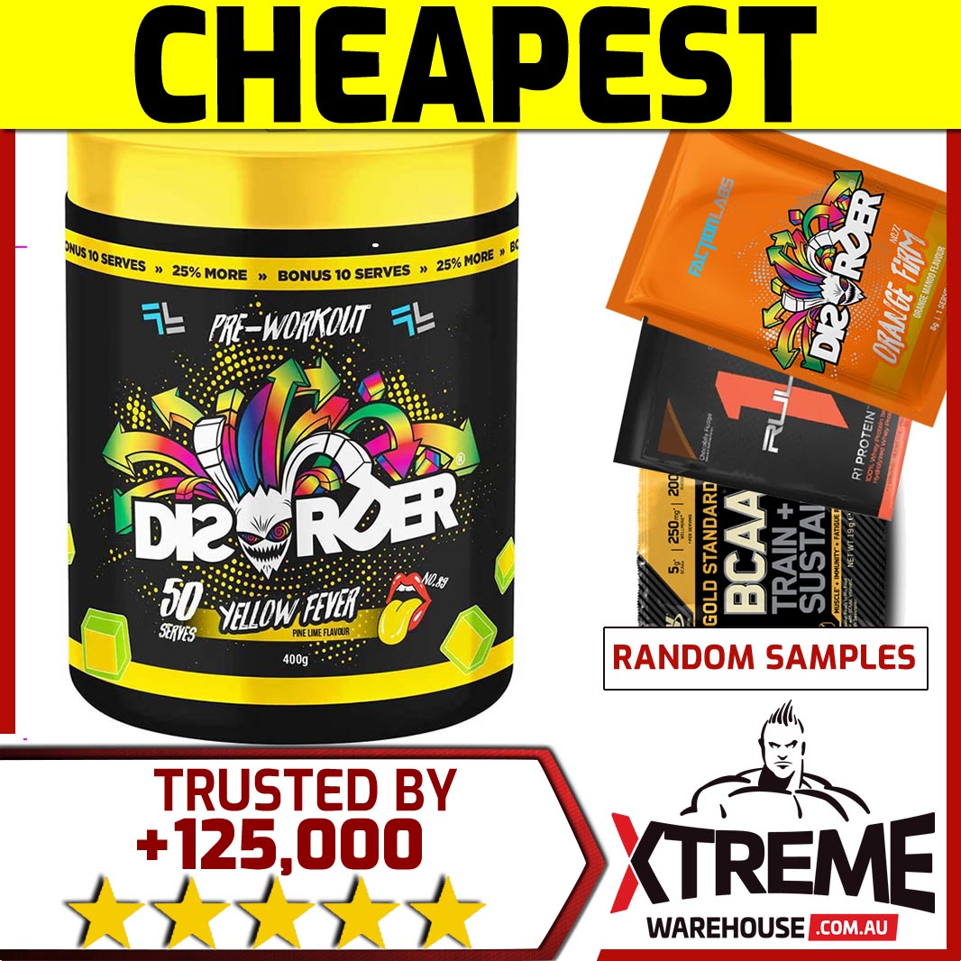 FACTION LABS DISORDER PREWORKOUT40 SRV //PREWORKOUT ENERGY PUMP FOCUS